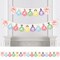Big Dot of Happiness Princess Happy Birthday Party Banner, Pastel Colorful Princess Dress Characters Party Decorations - Happy Birthday Bunting Banner